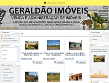 Tablet Screenshot of geraldaoimoveis.com.br